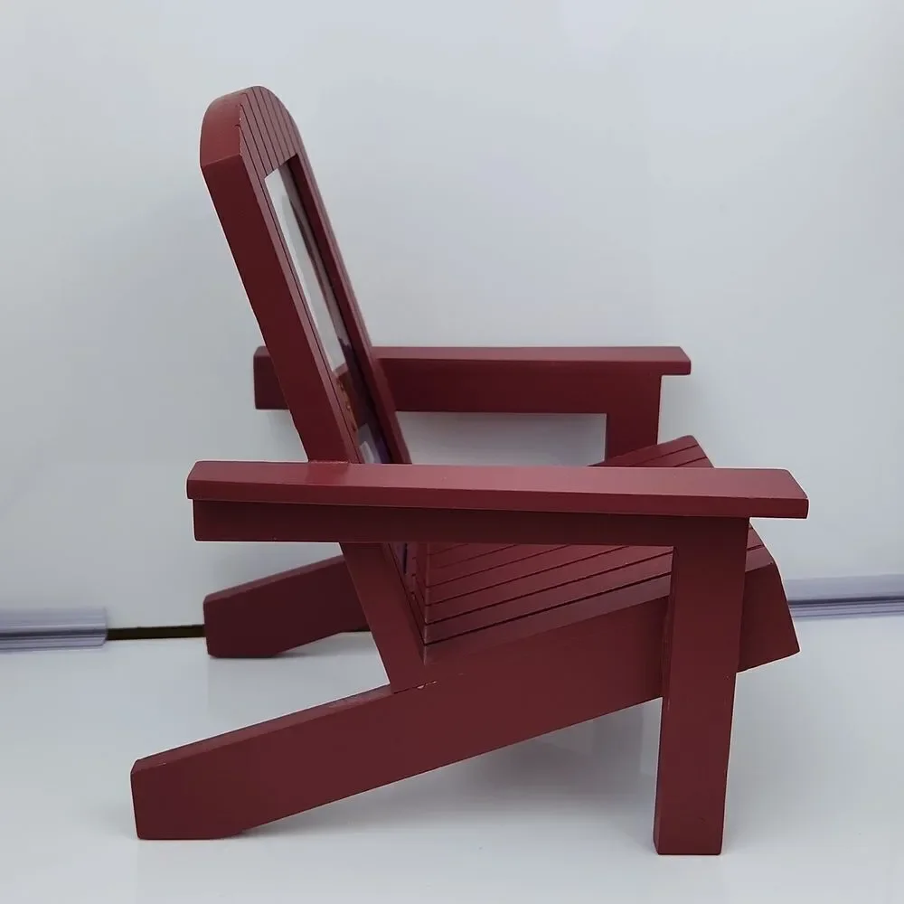 🔹️NWOT Red Adirondack Beach Chair 4x6 Picture Frame